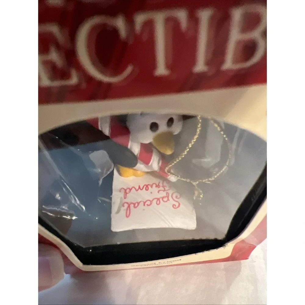 Special Friends'1994'Penguin Candy Cane-Gibson Christmas Collectibles Ornament